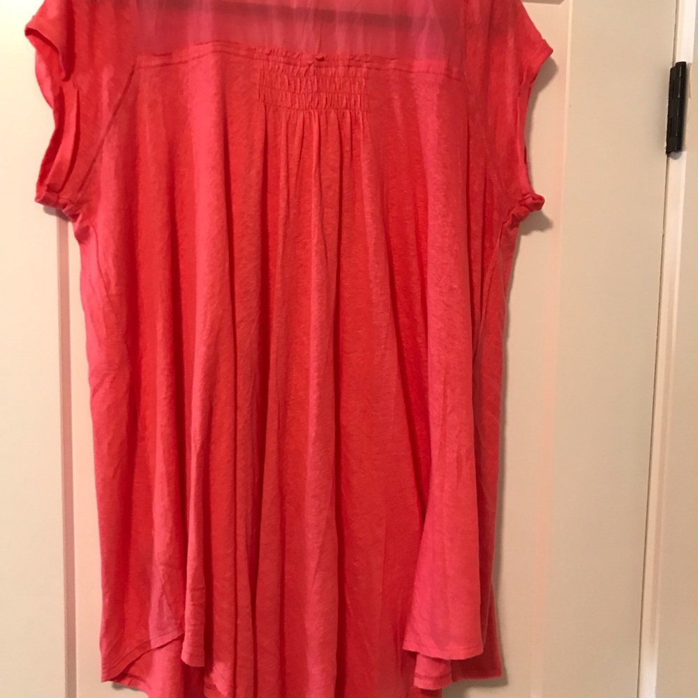NWT free people pink short sleeve